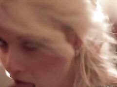 Succulent Blowjob Blonde Likes The Cumshot